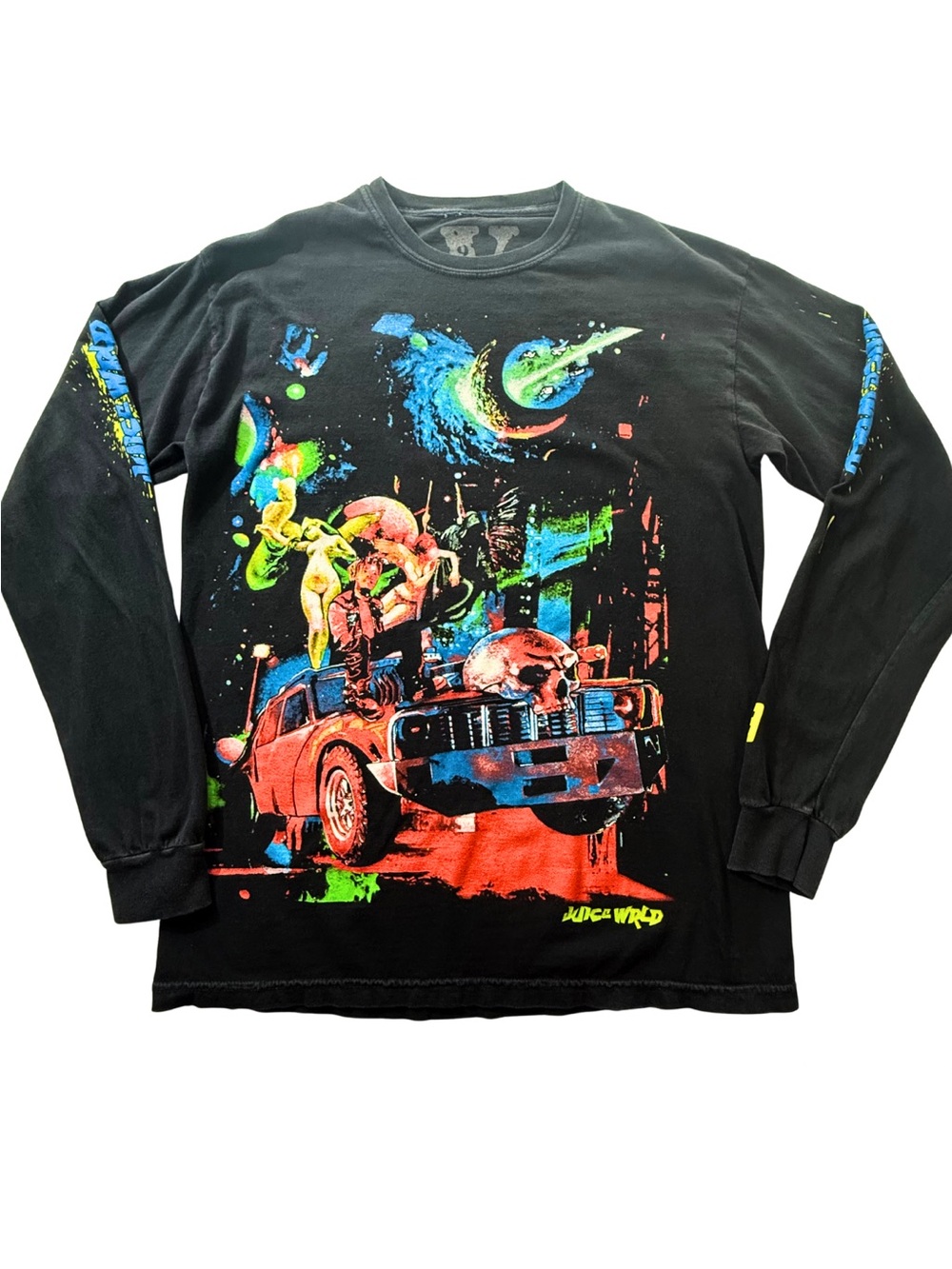 RARE VLONE x Juice WRLD 999 Cosmic Graphic Long Sleeve Shirt Men’s Medium